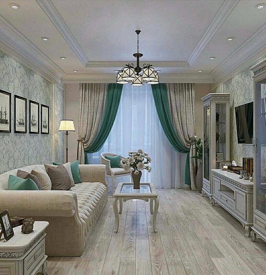 Готовый дизайн гостиной