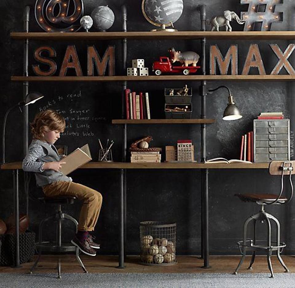 Стеллаж лофт икеа