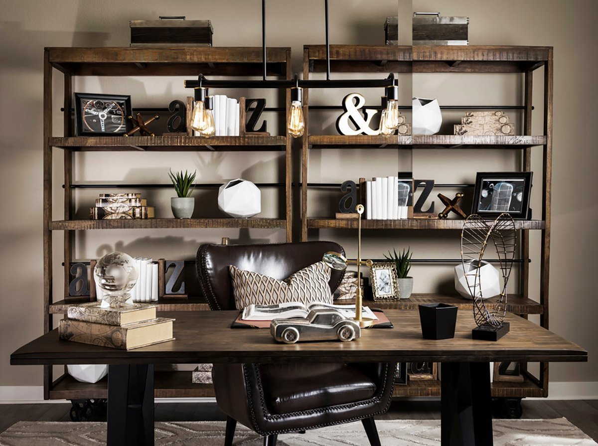 Стеллаж лофт Loft Wood Studio