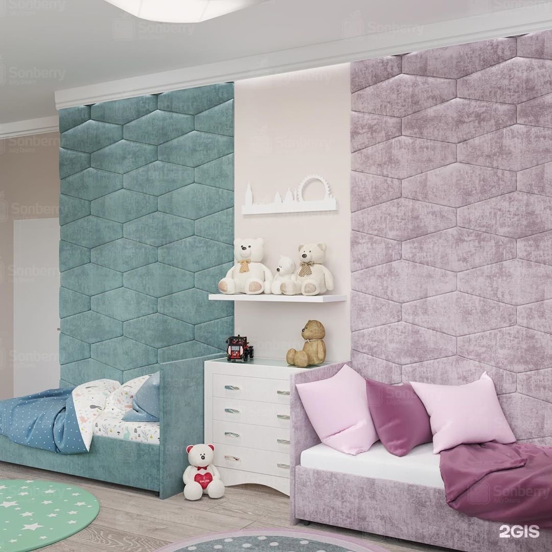 Мягкие стеновые панели для детской комнаты