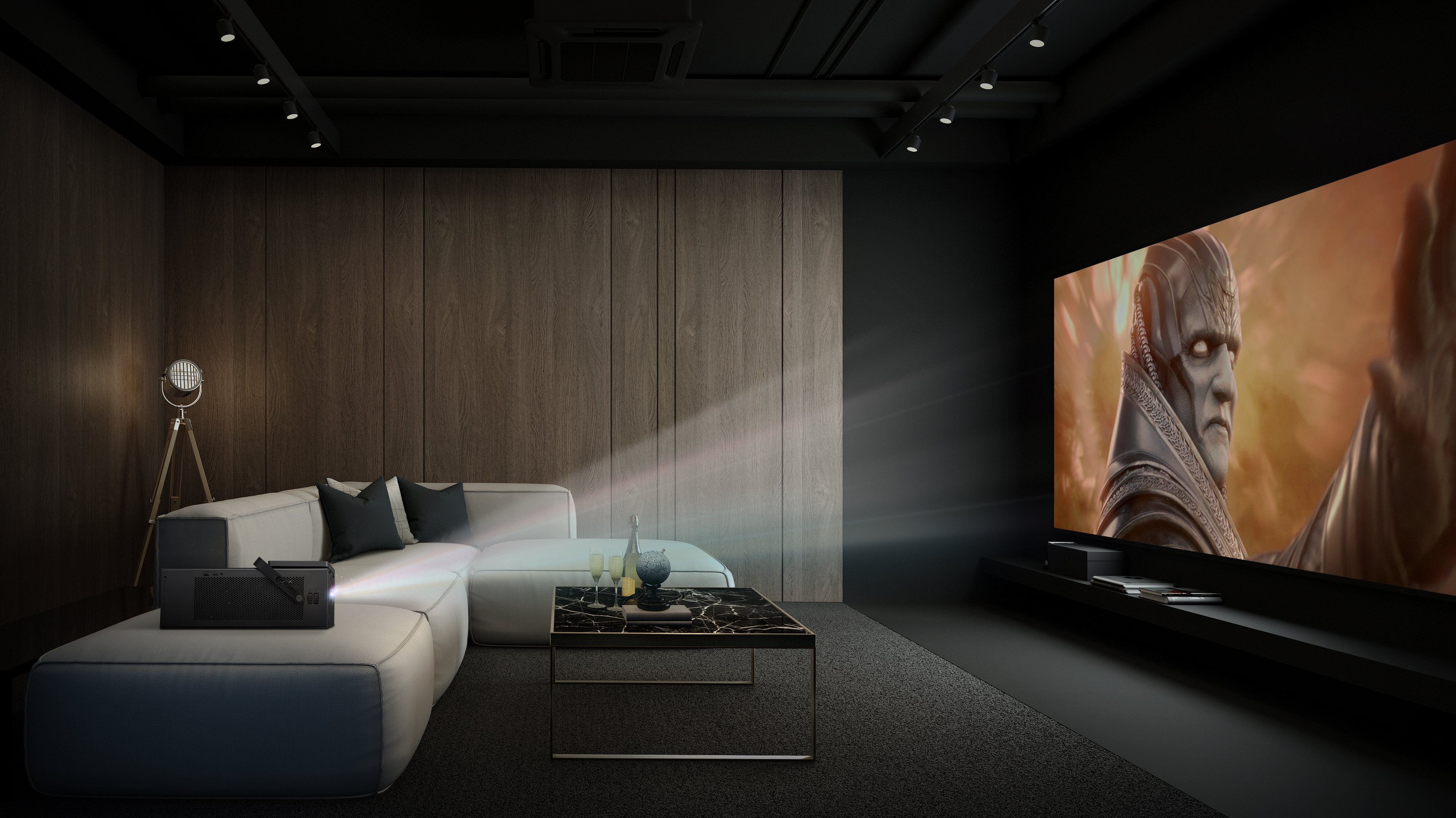 Домашний кинотеатр android. Проектор barco, Home Cinema 3020.