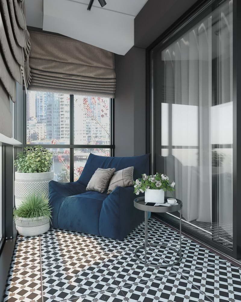 Шторы на лоджию