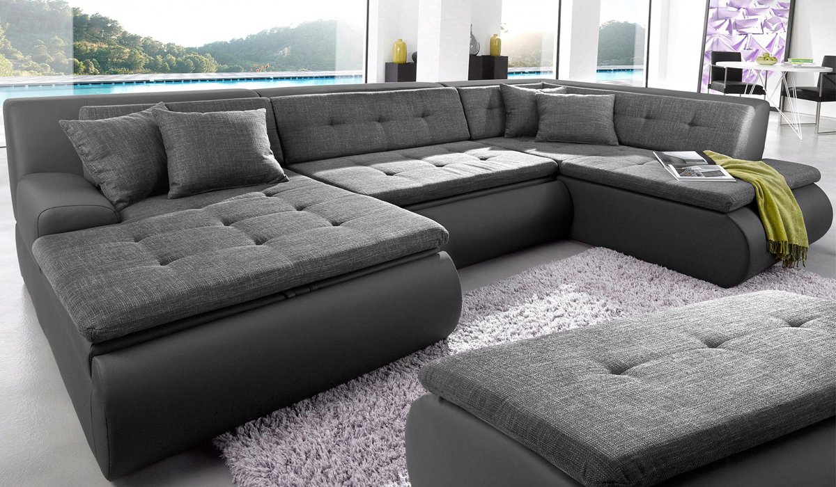 модульный диван угловой в гостиную