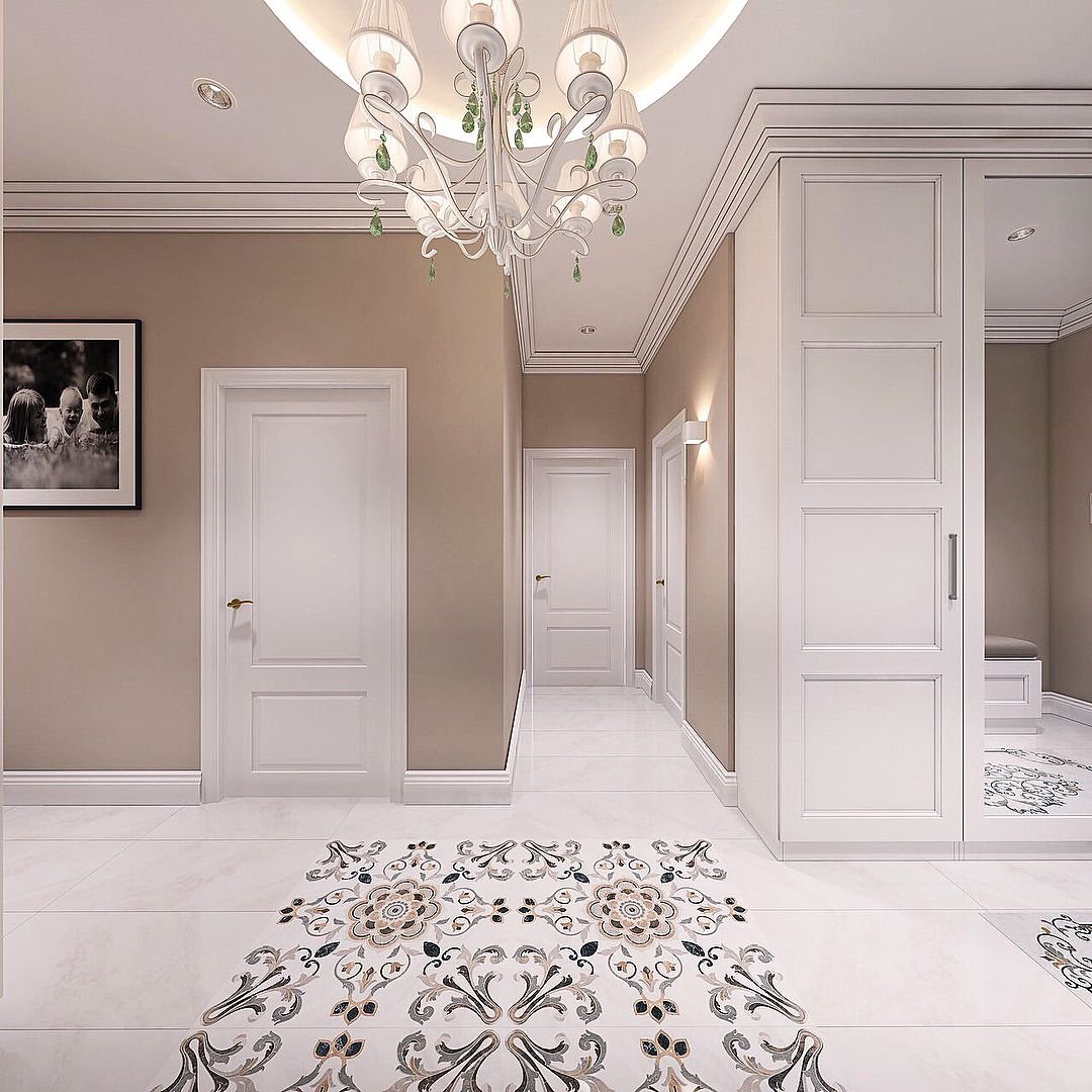 Серая прихожая