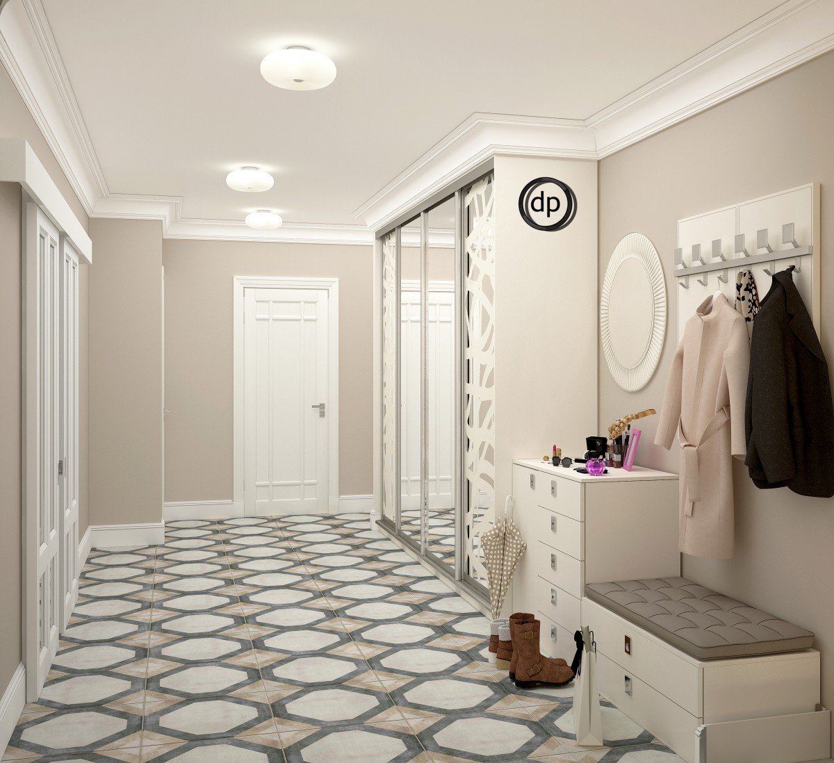 Прихожая 2022 Неоклассика