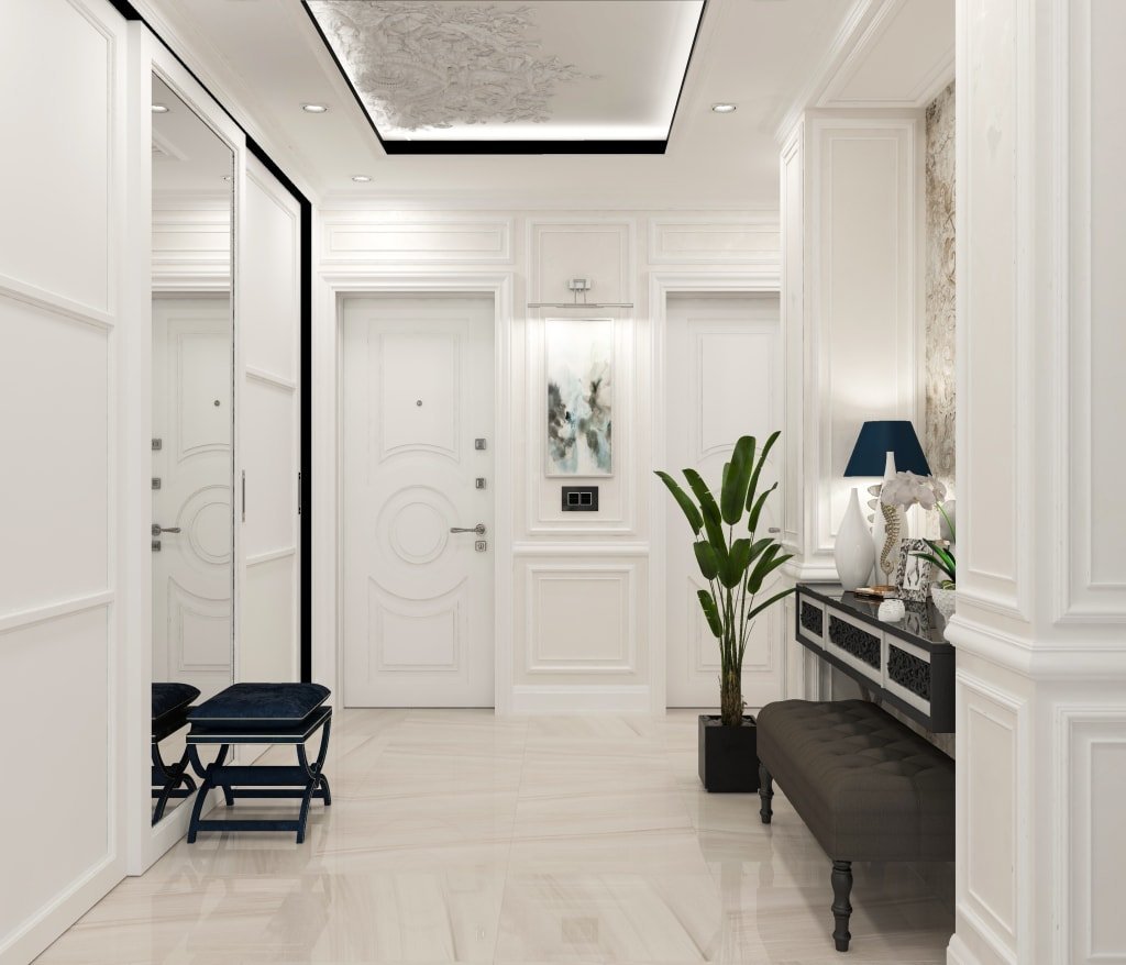 Полынов Павел Неоклассика прихожая коридор