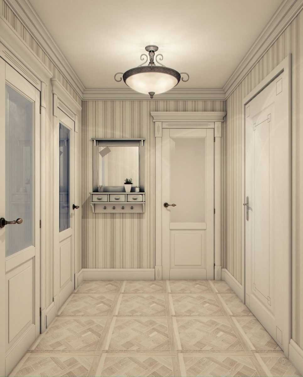 Светлая прихожая интерьер