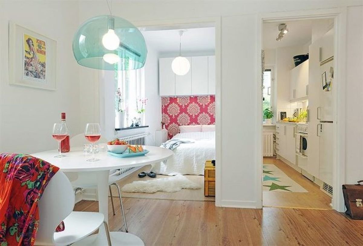 Декор маленькой квартиры студии