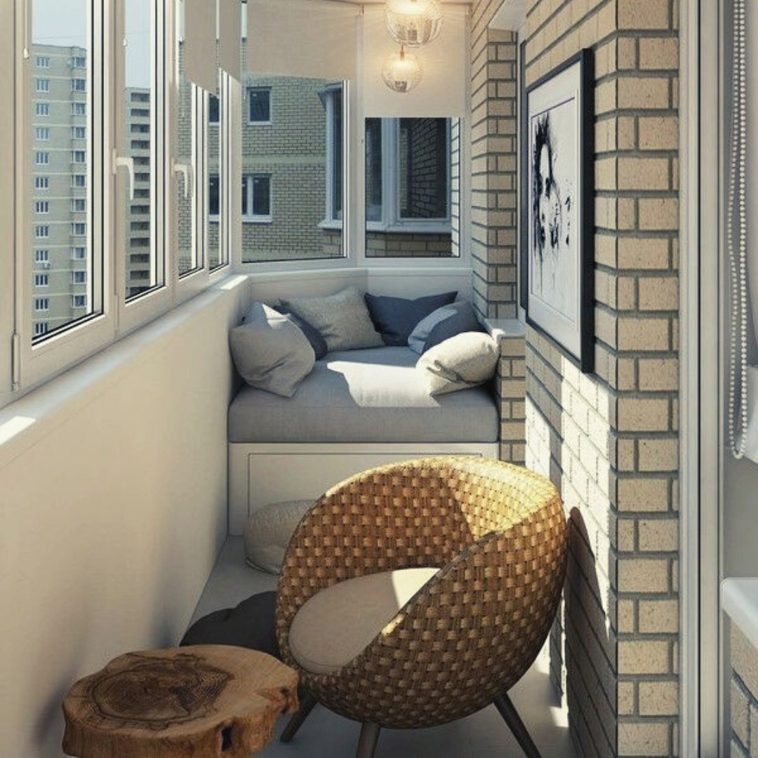 Балкон вечером