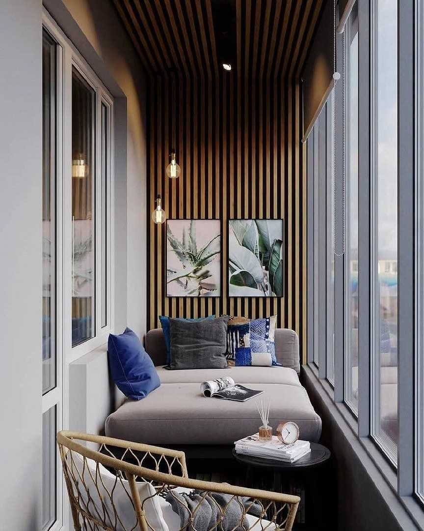 Ночной город с балкона