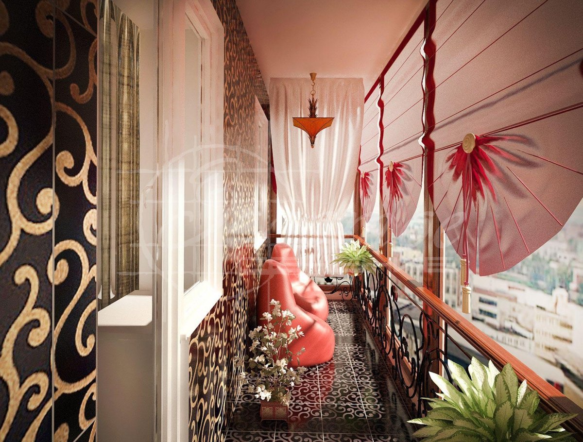 Красивый вид из балкона