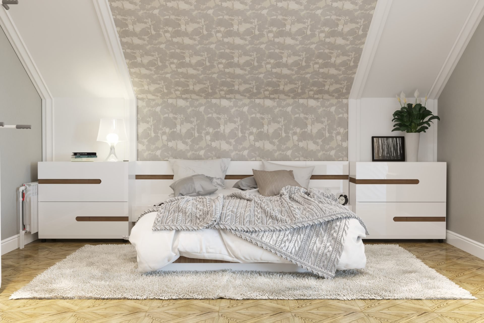 Спальня на мансарде — 70 фото оригинальных идей дизайна. Обзор достоинств такой спальни!