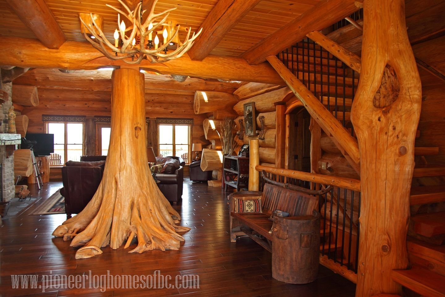 Впечатляющие дома ручной рубки из 400-летнего канадского кедра