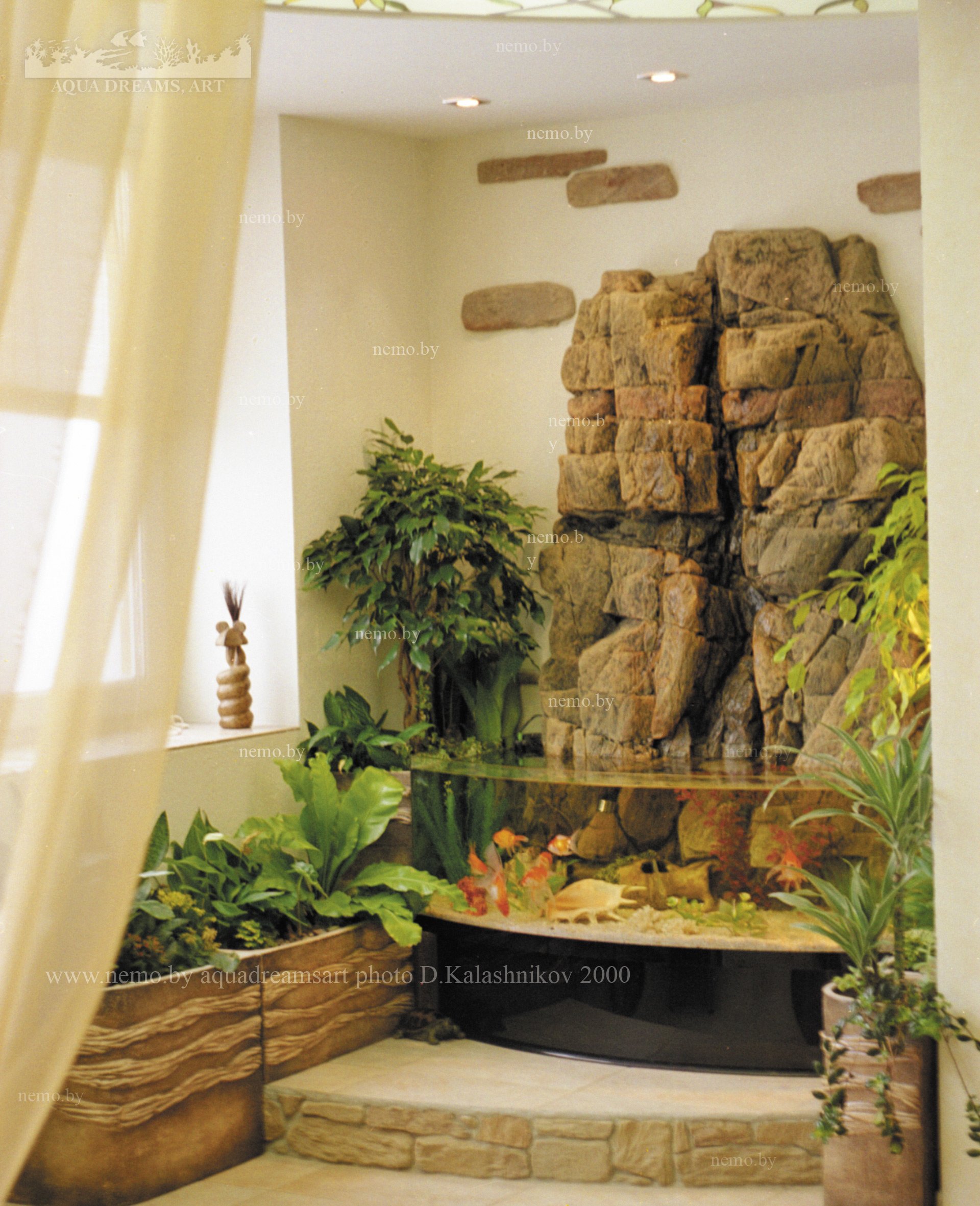 Аквариум в стене: устройство встроенного аквариума