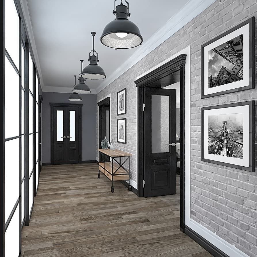 Белый плинтус в интерьере