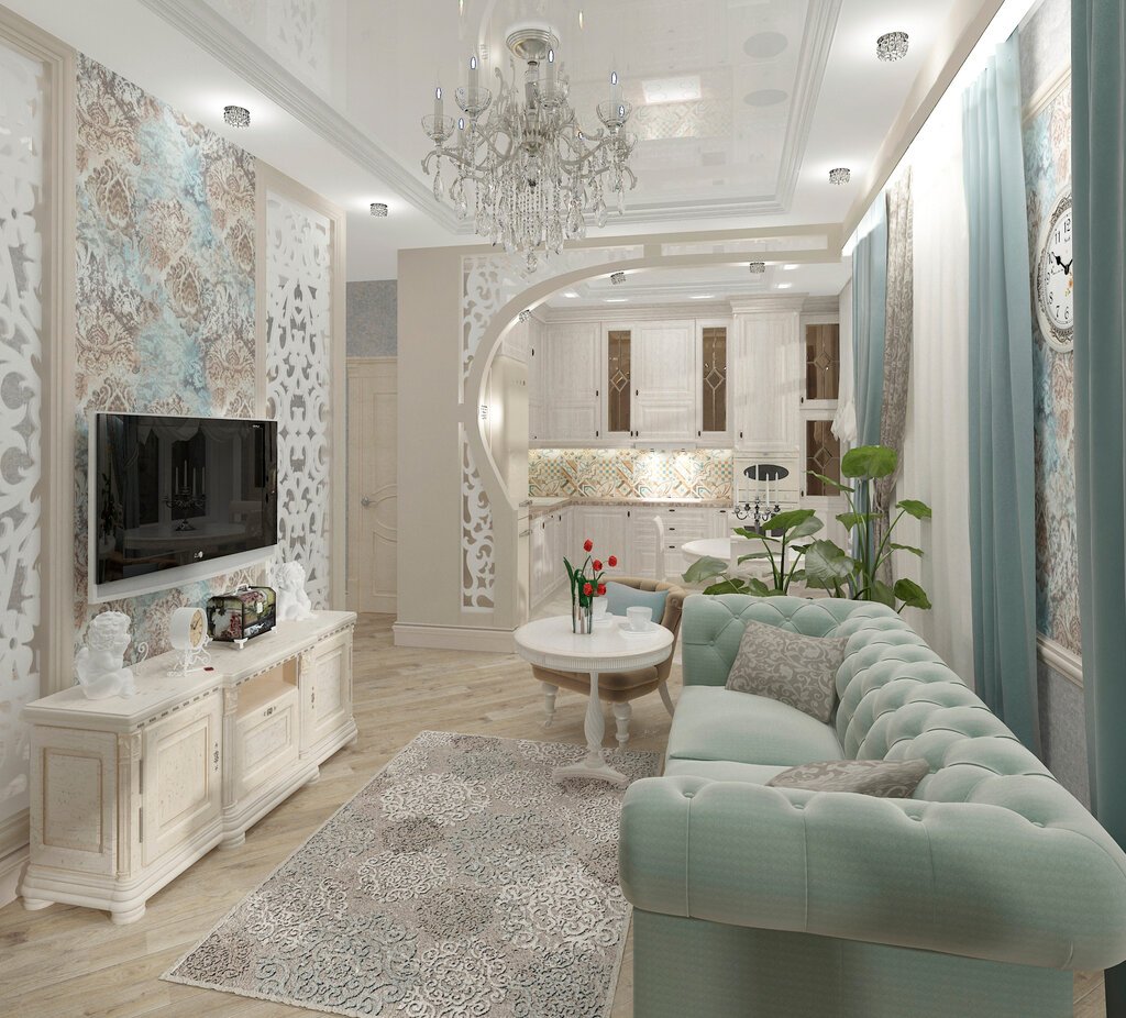 Гостиная Неоклассика 2022