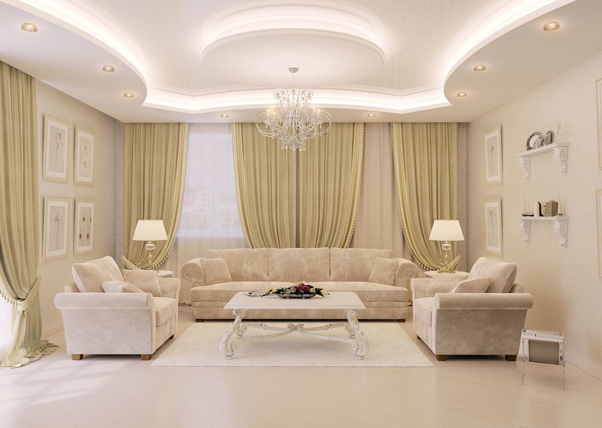 Гостиная Неоклассика Тиффани