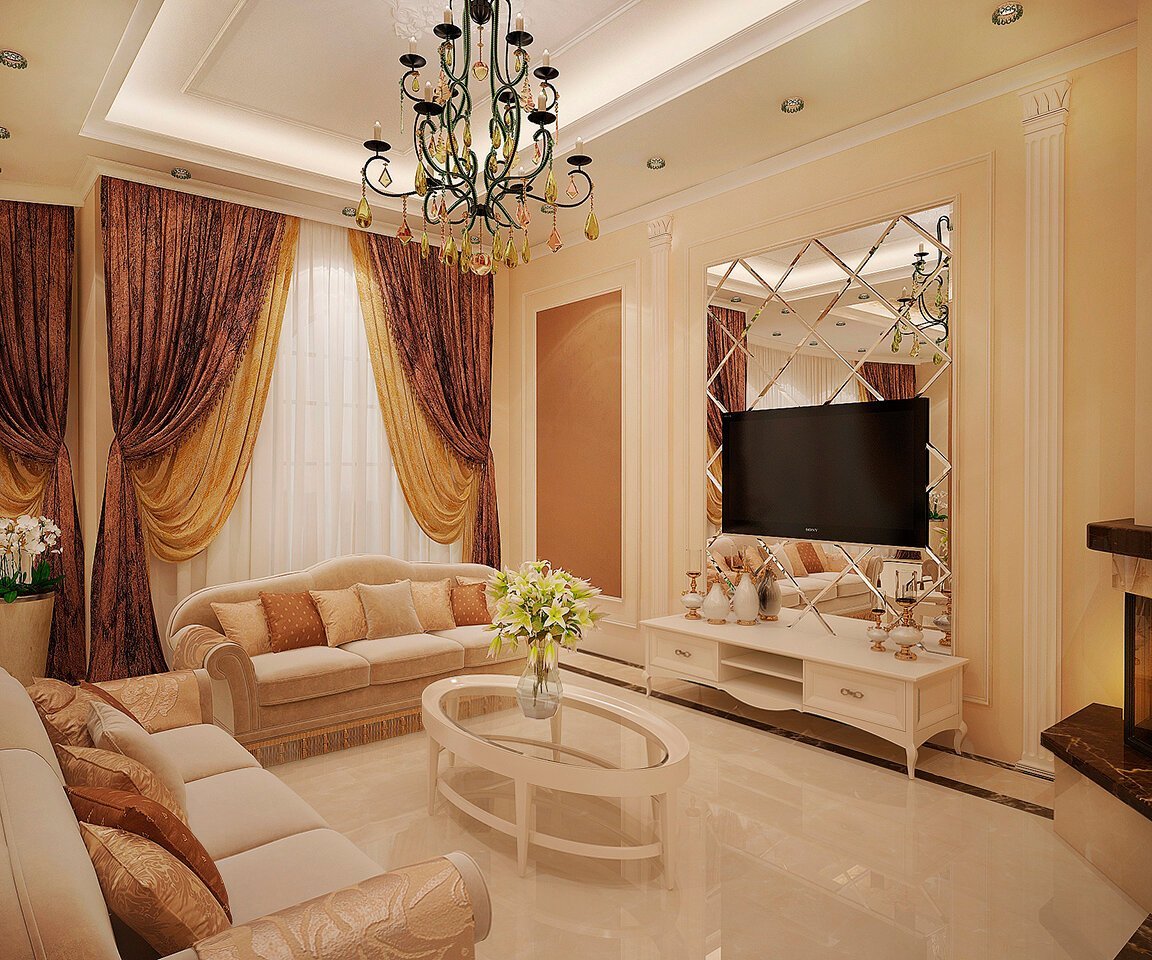 Маленькая гостиная в стиле Барокко