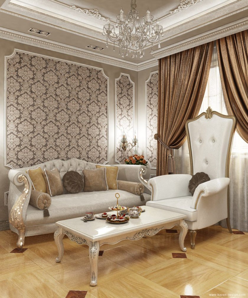 Однокомнатная квартира в классическом стиле
