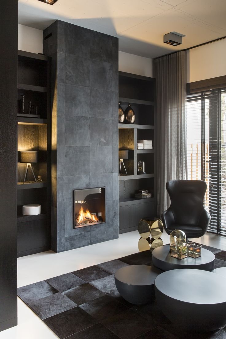 Камин в современном стиле