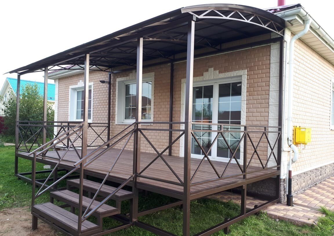 Веранда из поликарбоната