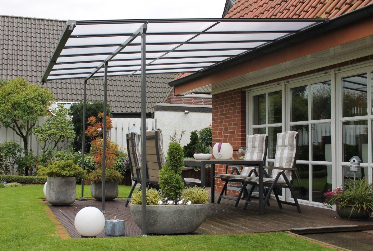 Беседка пристроенная к дому