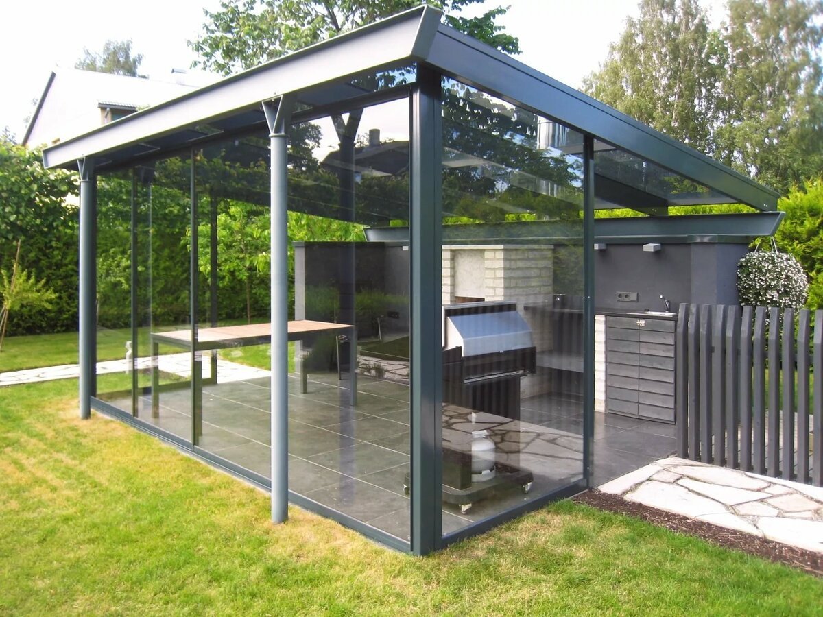 Алюминиевые навесы для террас