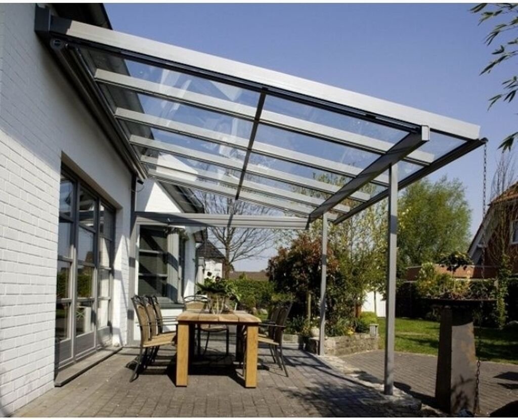 Крыльцо на металлическом каркасе