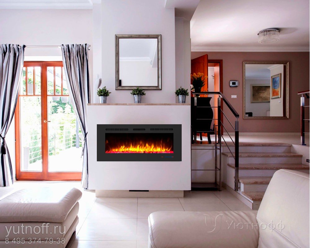 Электрический камин с телевизором