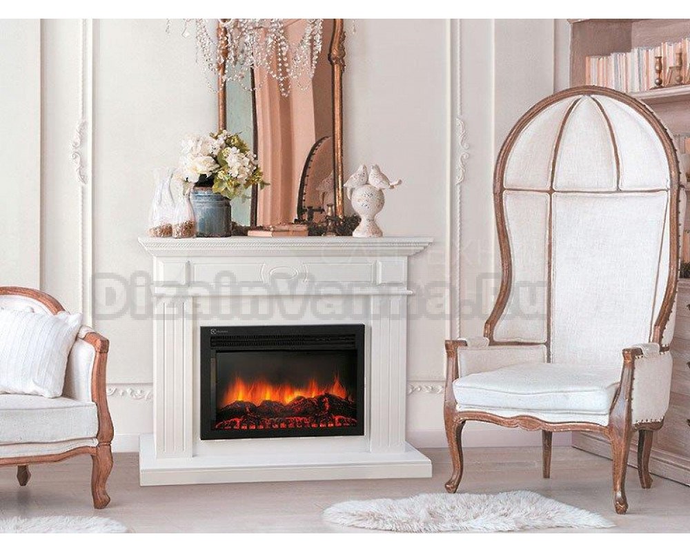 Тумба с камином