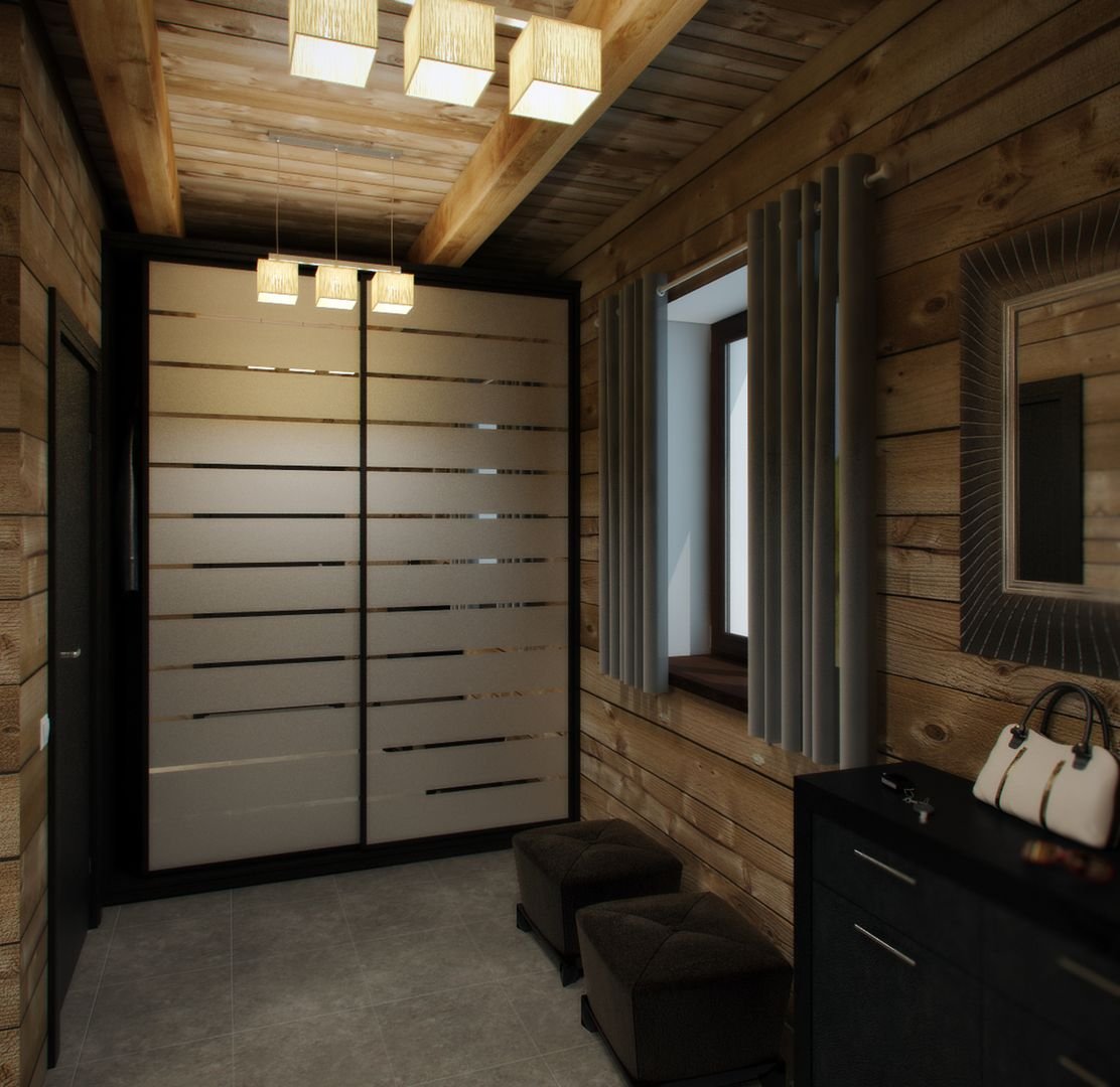 Шкаф в деревянном доме