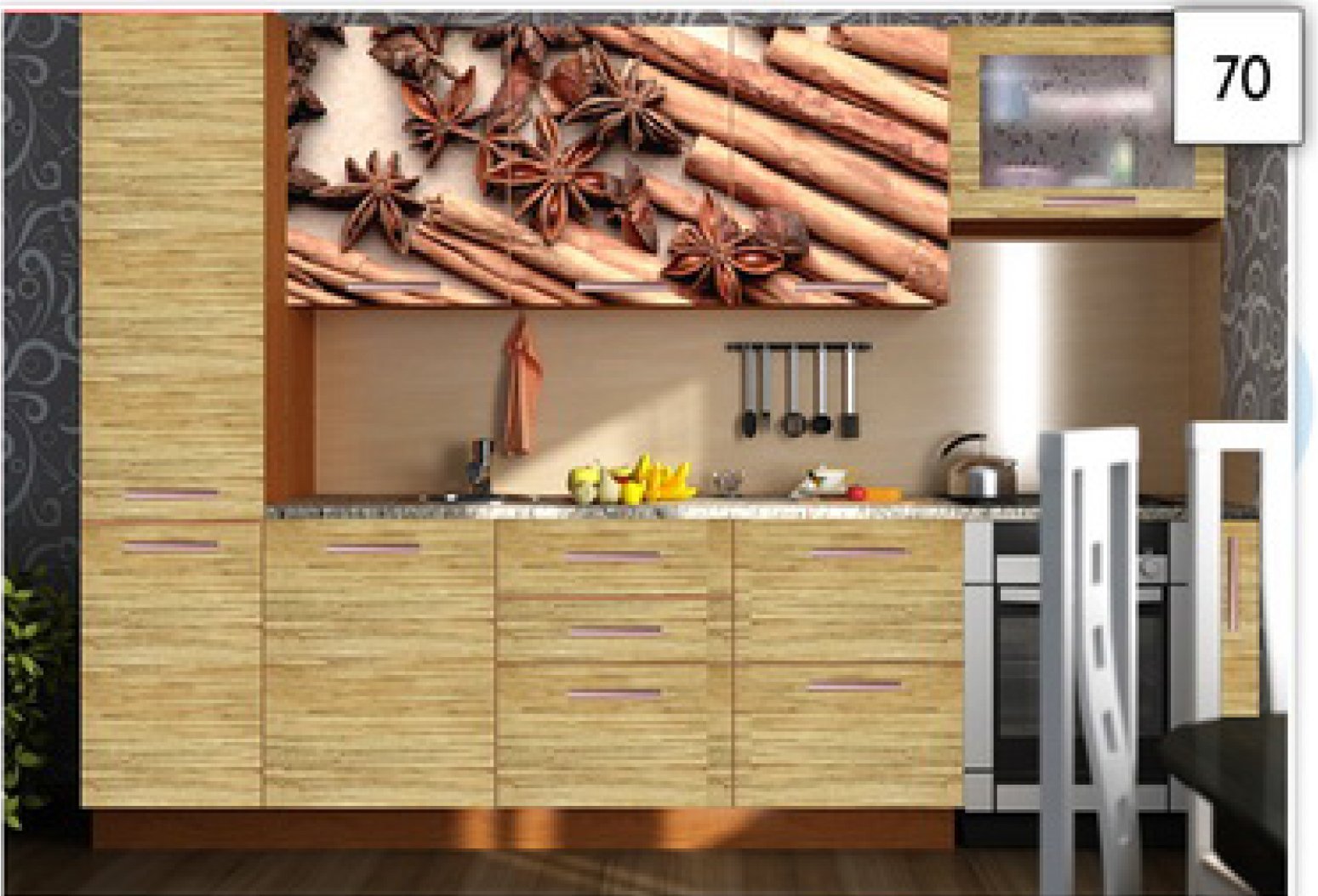 Интерьер кухни с бамбуком - Архитектурный журнал ADCity