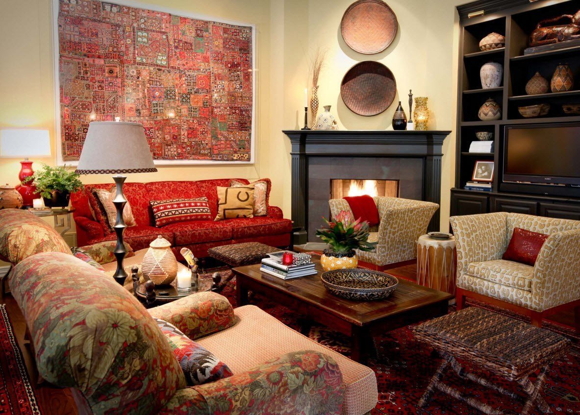 Эклектика в Восточном стиле интерьер