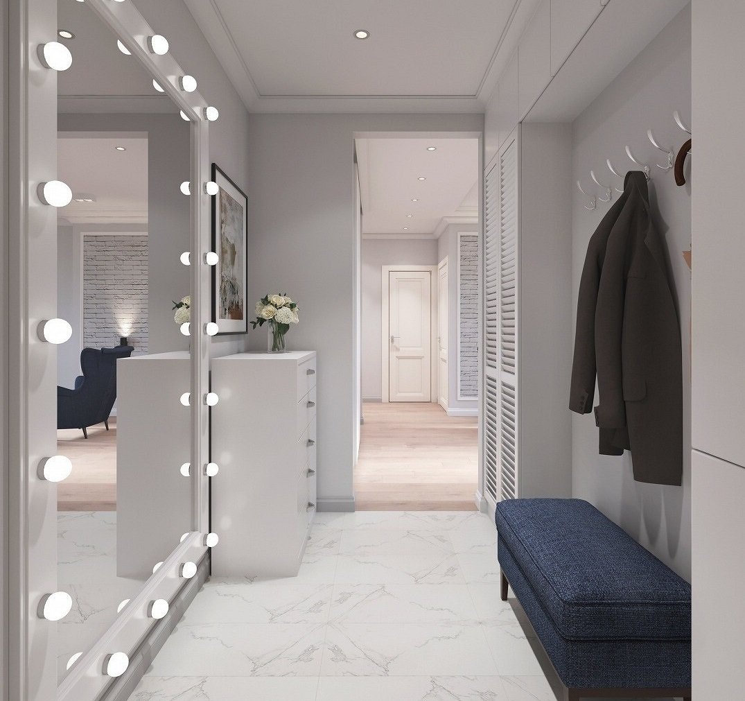 Зеркало в узком коридоре