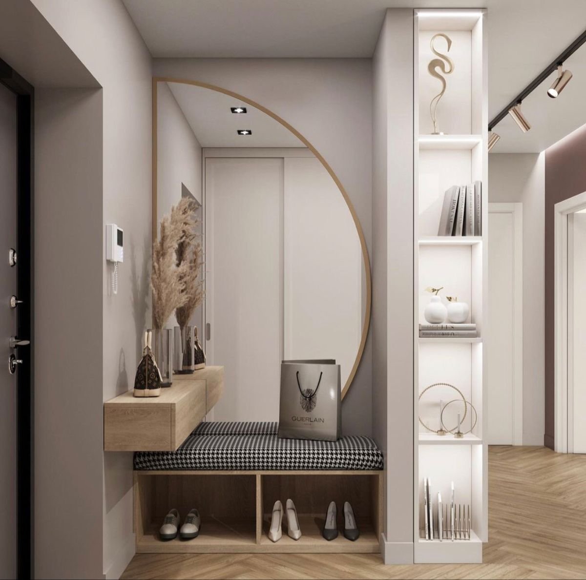 Освещение в прихожей