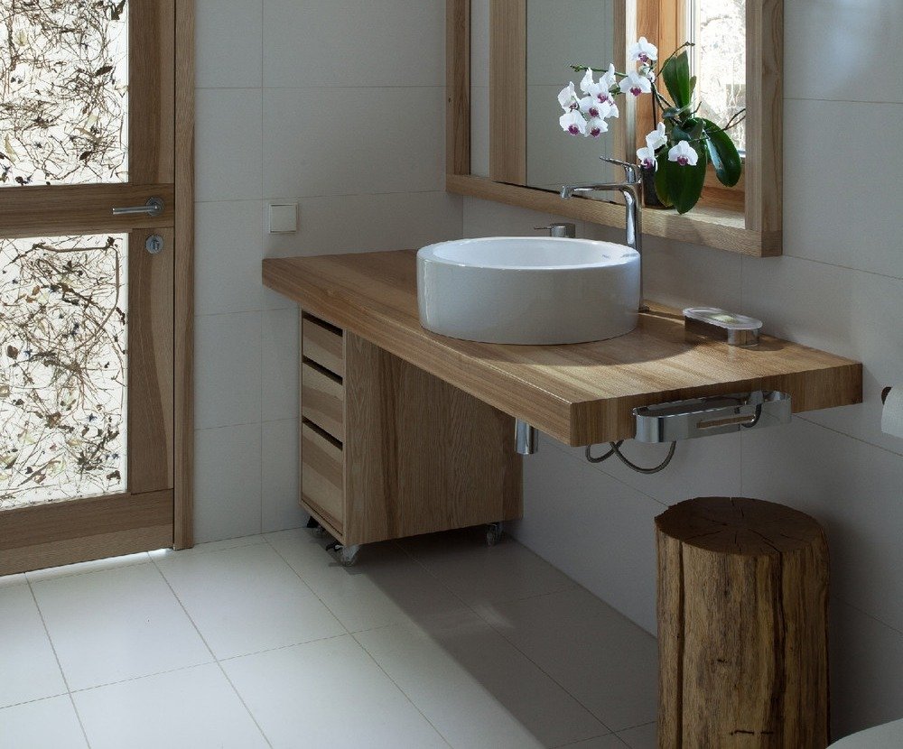 Дизайн ванных комнат со столеницей (59 фото)