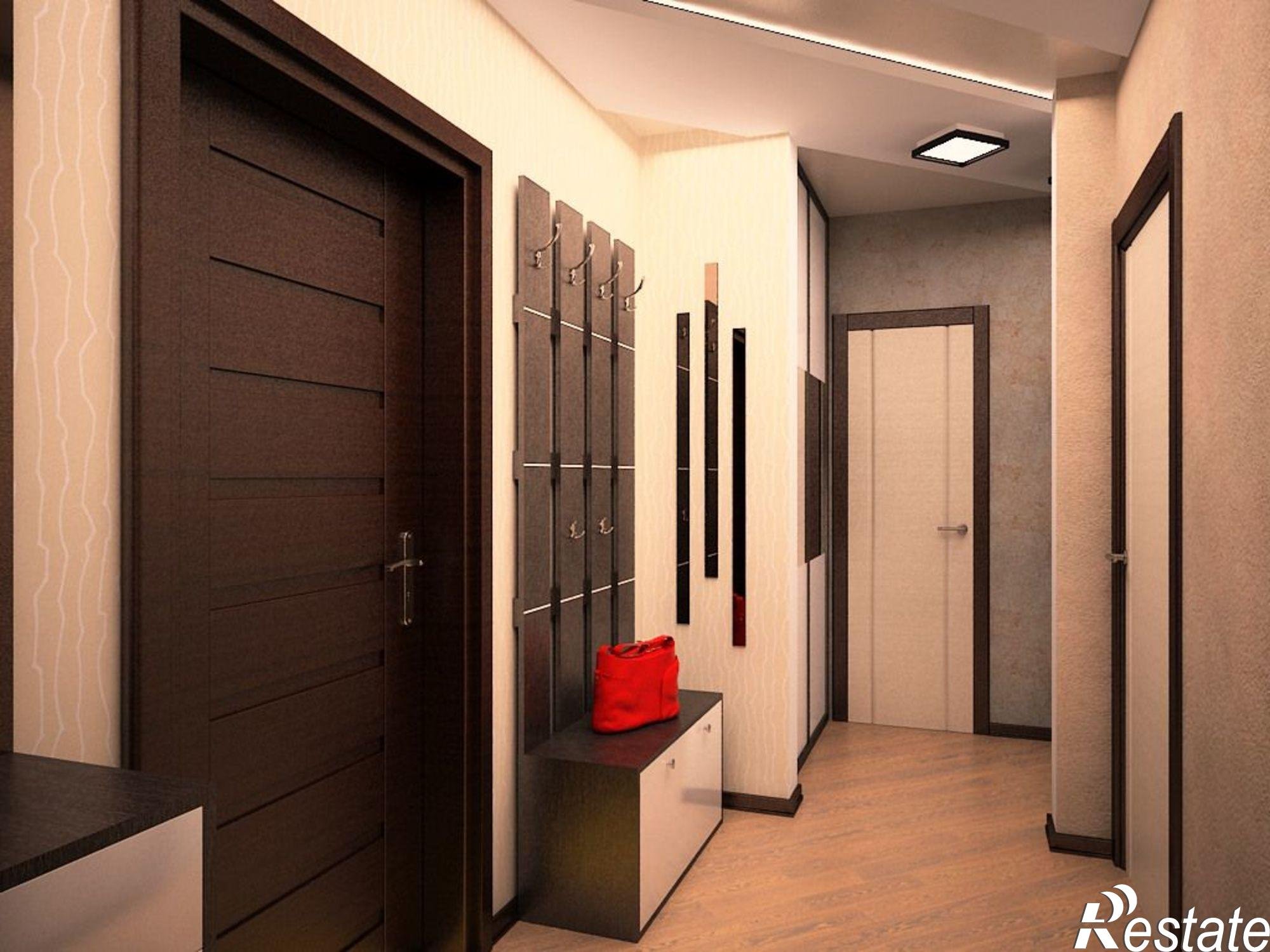 Дизайн узкого коридора в квартире: реальные фото в панельном �доме