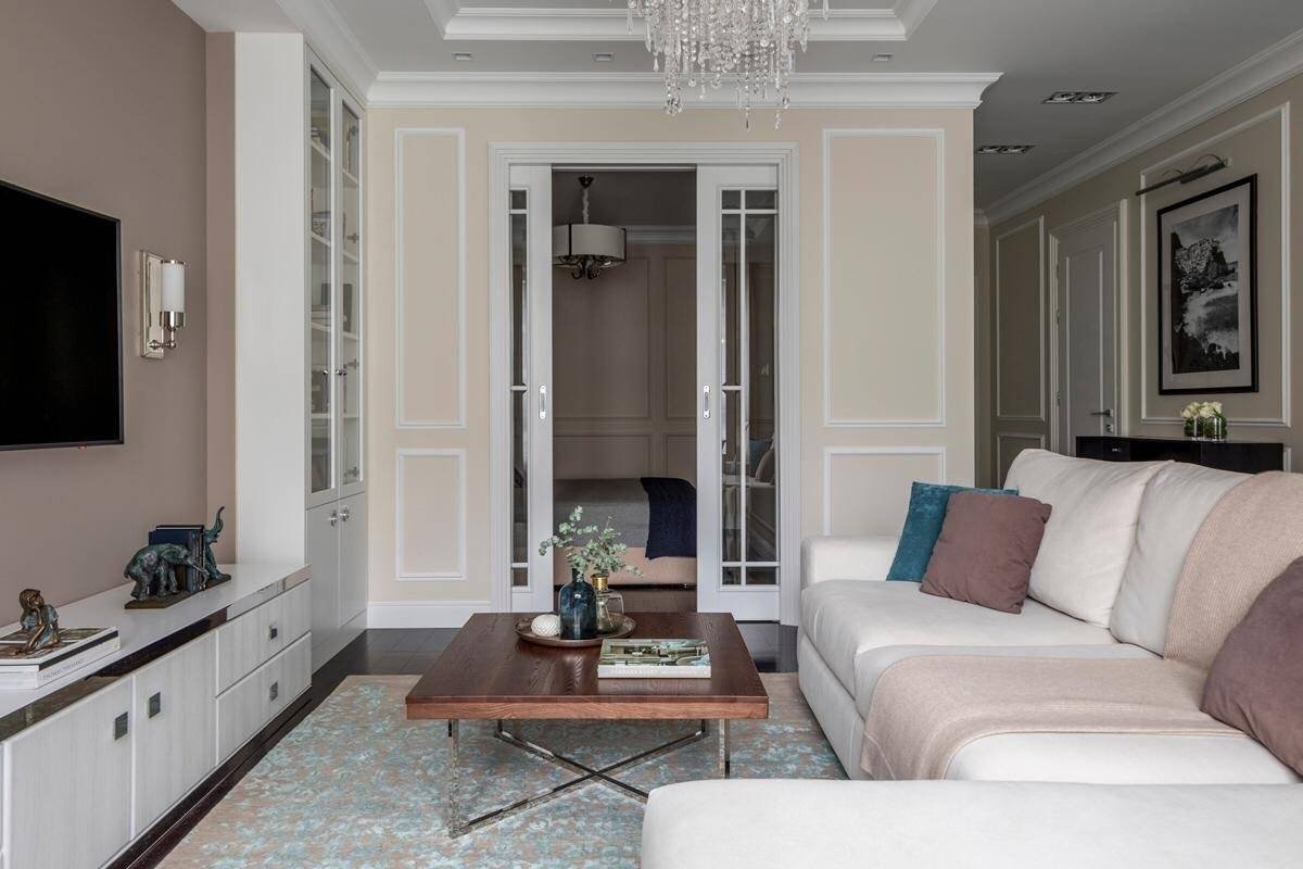 Гостиная Неоклассика 17 кв м