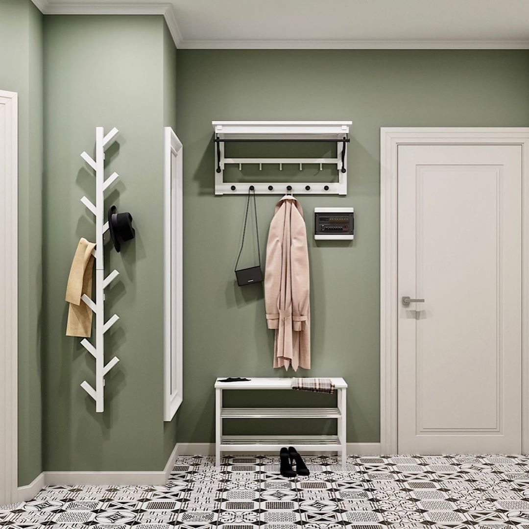 Фисташковая прихожая