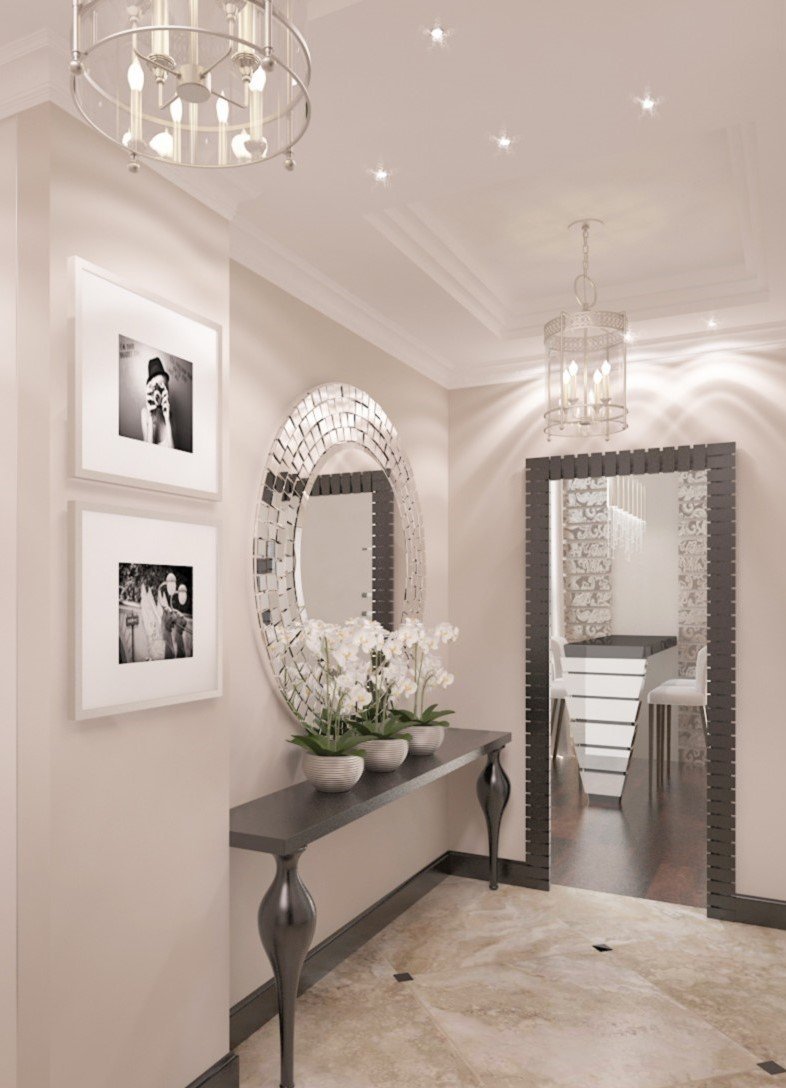 Зеркальная прихожая