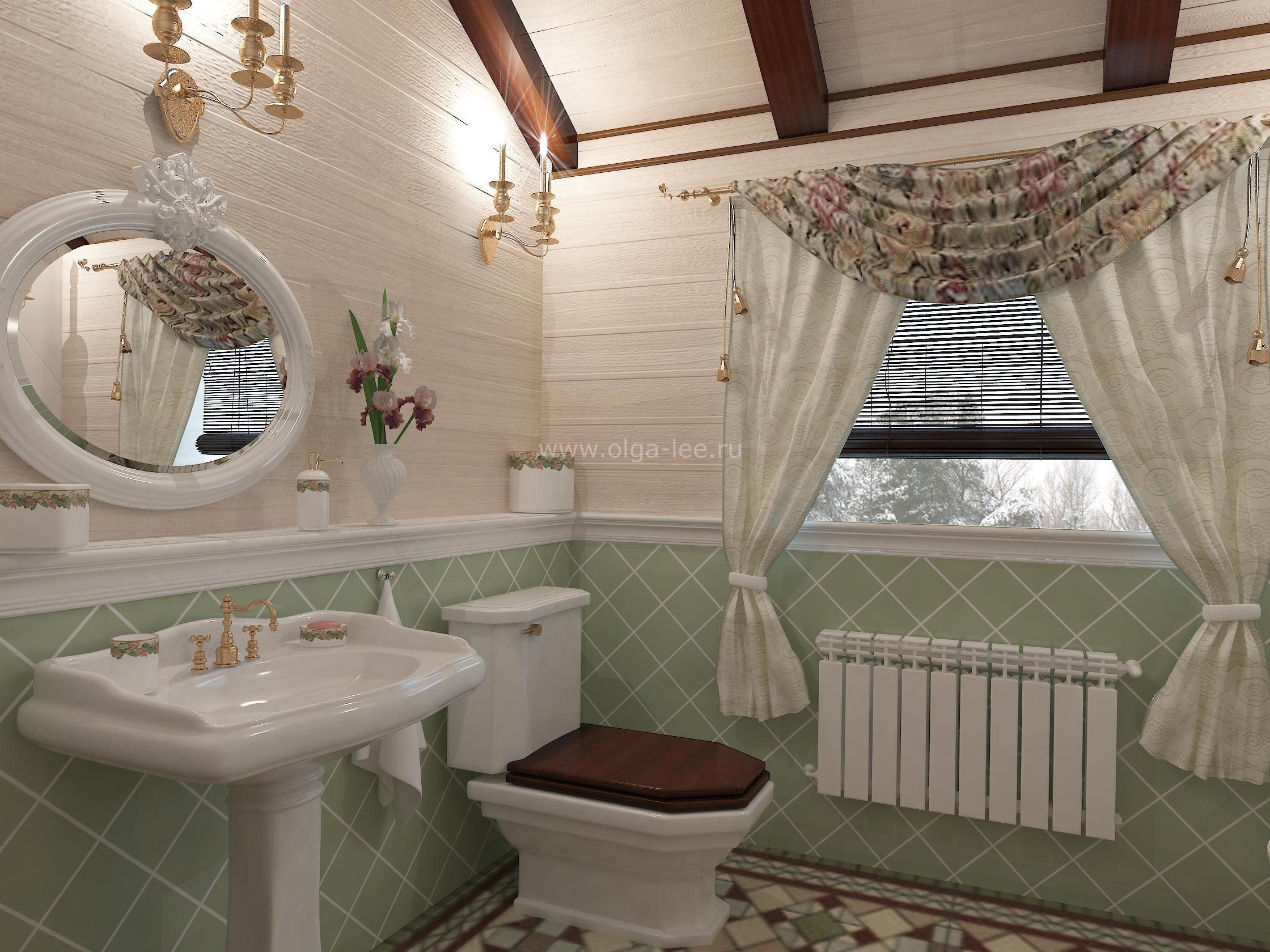 Ванная комната в дачном доме (78 фото)