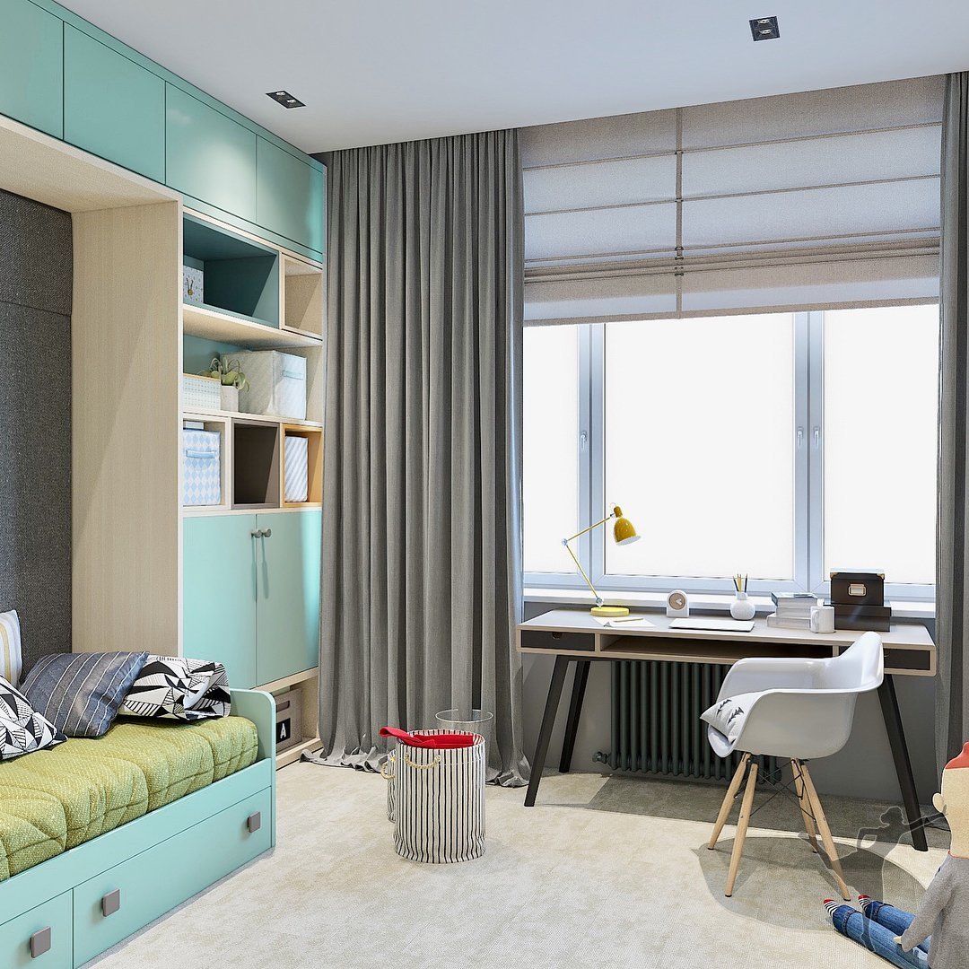 Шторы в комнату подростка