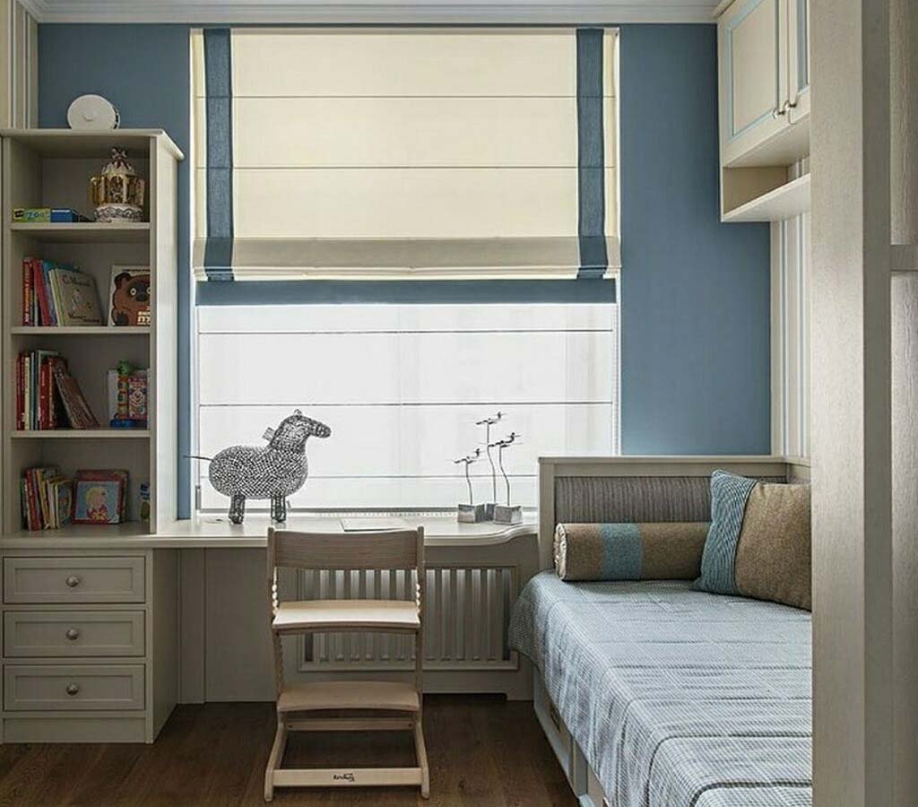 Римские шторы в детской комнате