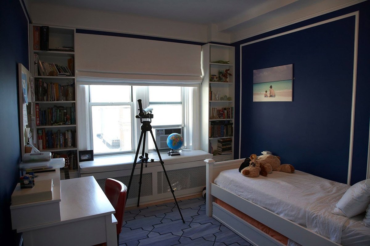 Римские шторы бирюзовые