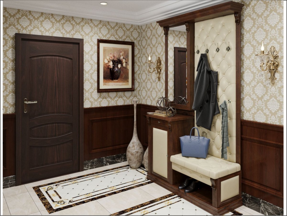 Прихожая классика орех