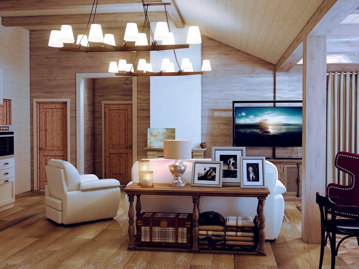 Выбор светильников и монтаж проводки для освещения в деревянном доме