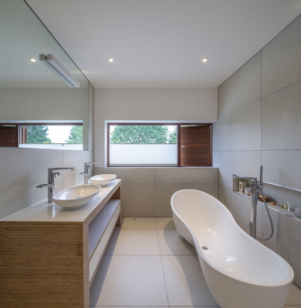 Ванная комната прямоугольной формы