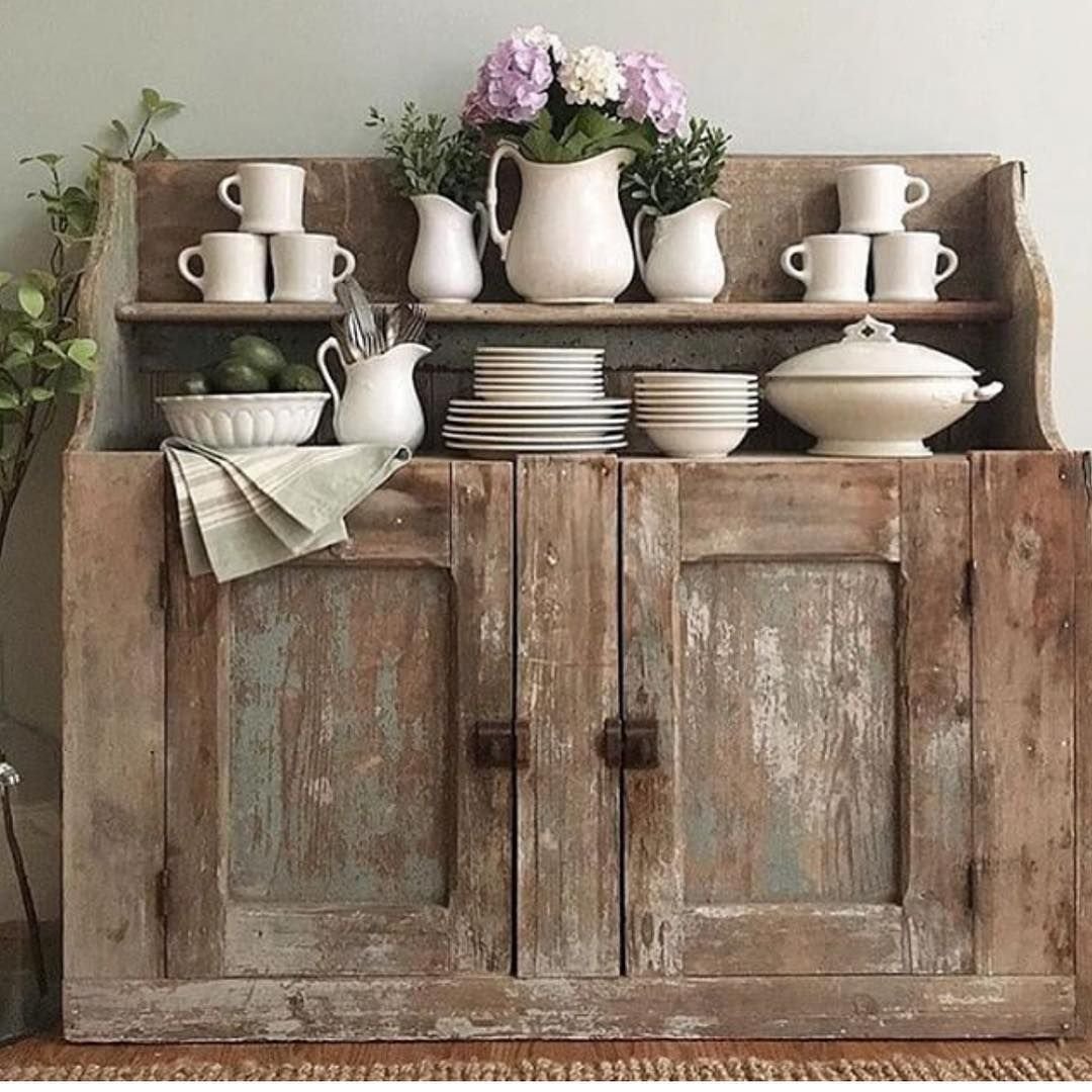 Посуда в деревенском стиле