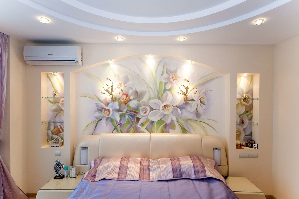 Спальни (с фресками) - Дизайн интерьера спальни - с фресками