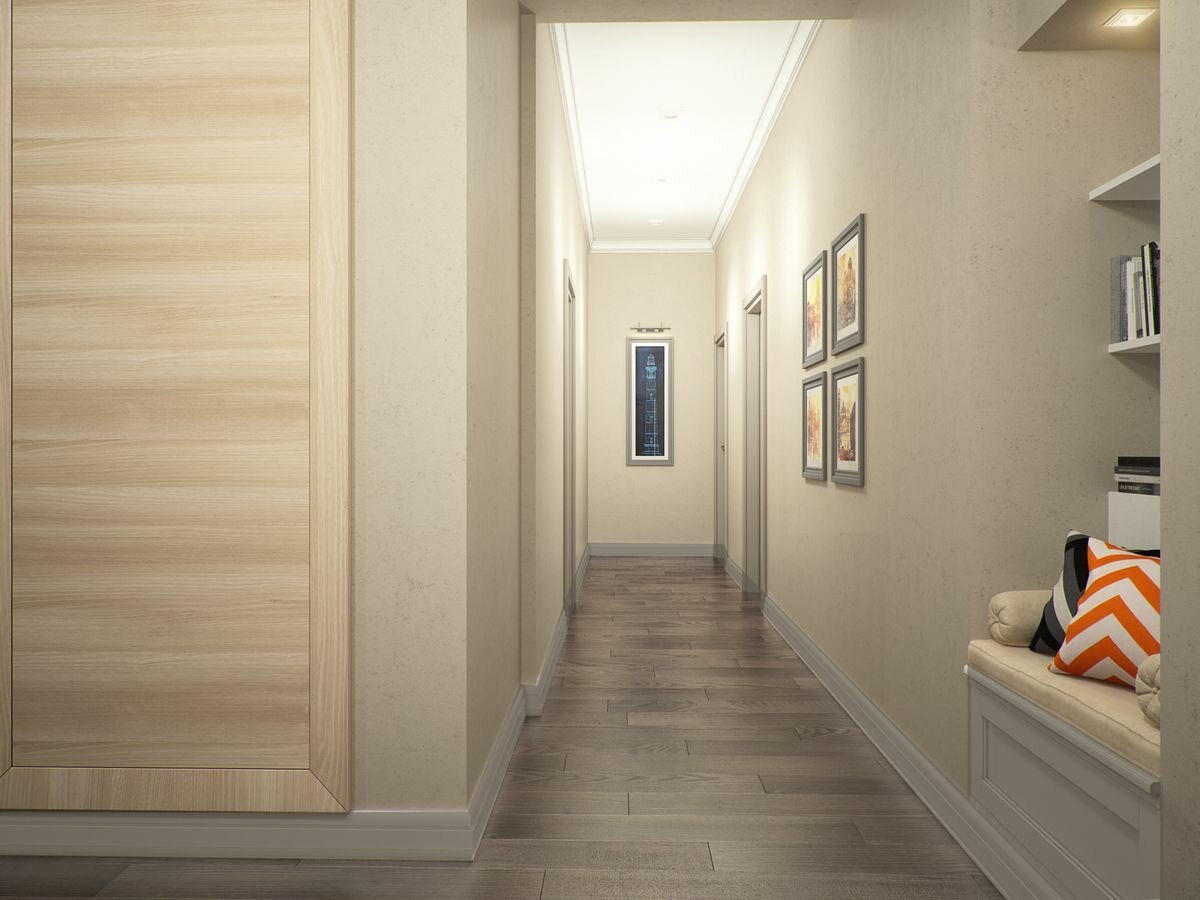 Дизайн комнаты со светлыми дверями (72 фото)